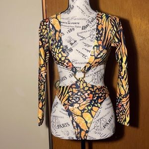 One piece bathing suit